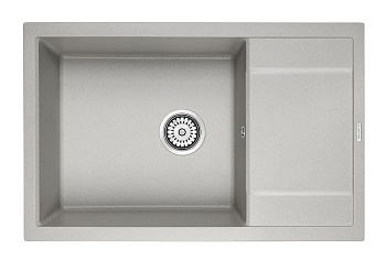 Кухонная мойка Paulmark FLUGEN 60 PM317850-GR 80х50 цвет серый